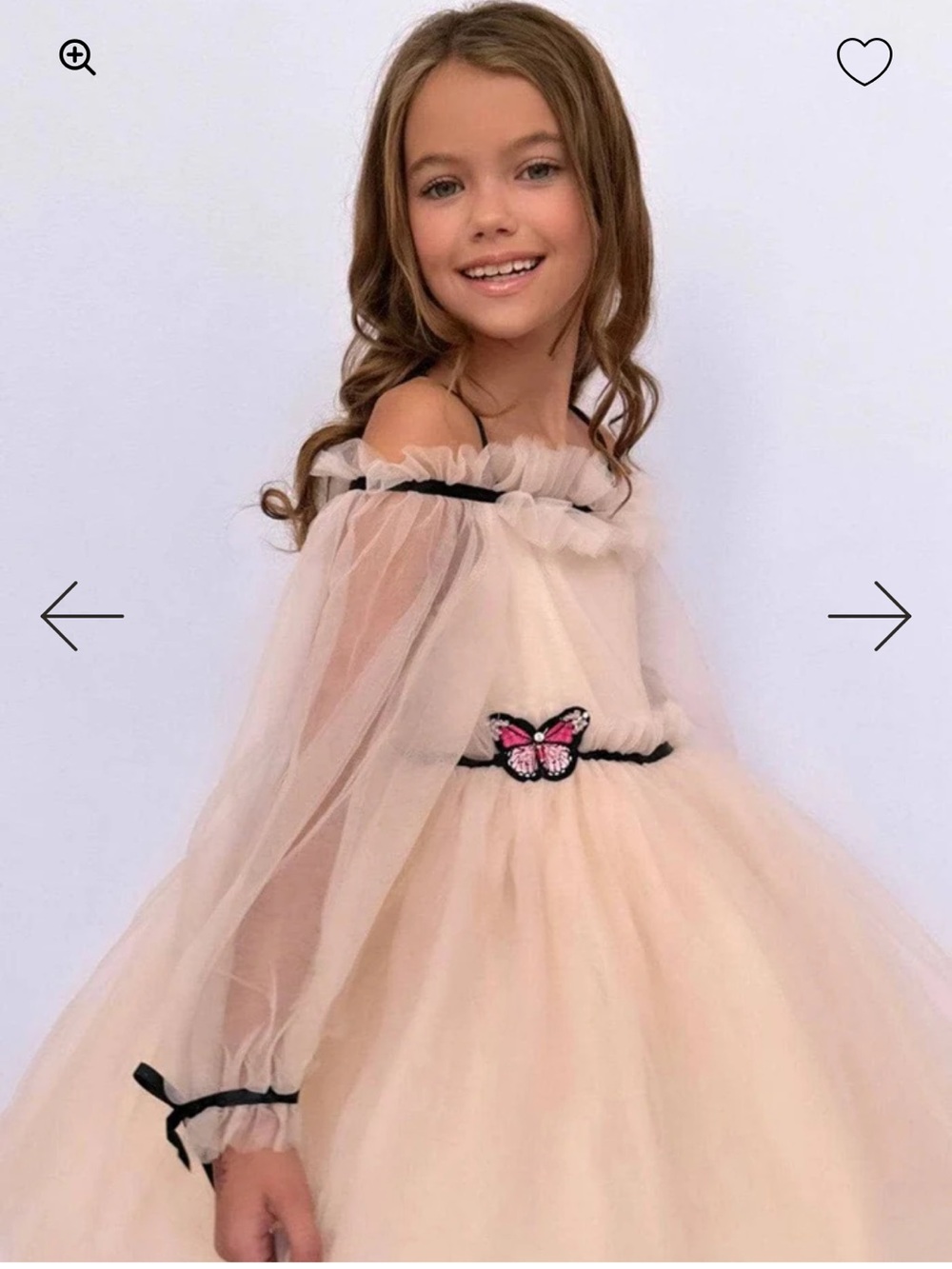 Lola & The Boys Pink Butterfly Dream Dress